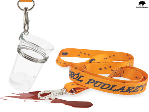 Kieliszek szklany z dziurą - wyróżnienie dla KRÓLA PUDLARZY