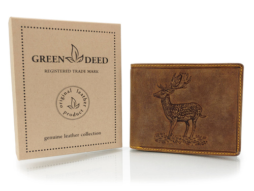 Elegancki portfel skórzany męski - DANIEL