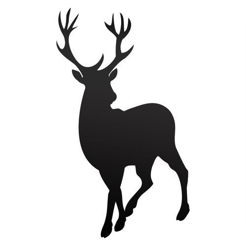 BYK 1 odblaskowa naklejka na auto czarna