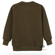 Bluza dziecięca bawełniana, kolor khaki, nadruk WILK