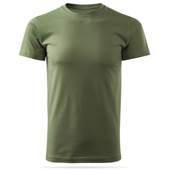 Bawełniana wojskowa koszulka T-shirt MON / WOT - kolor khaki