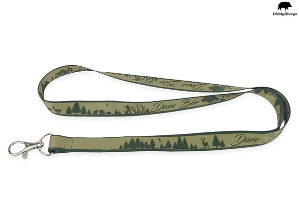 DARZ BÓR – smycz myśliwska z karabińczykiem