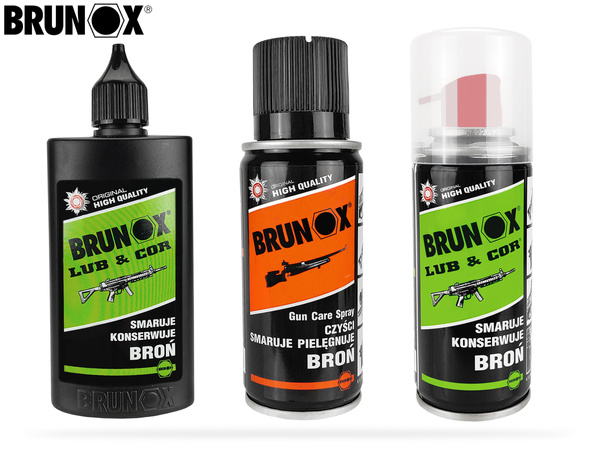 Zestaw preparatów do konserwacji broni BRUNOX - walizka