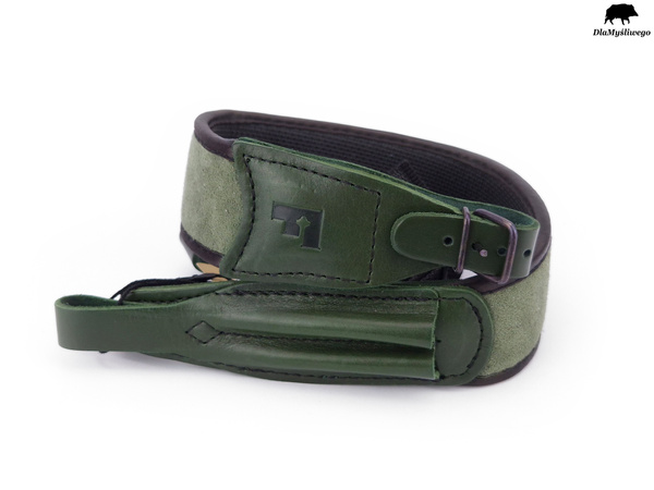 Pas do broni myśliwskiej z ładownicą – zielony