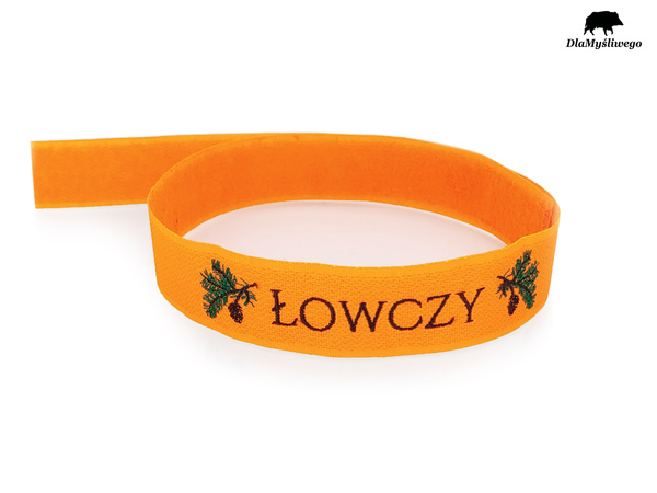 ŁOWCZY – ostrzegawcza opaska z haftem
