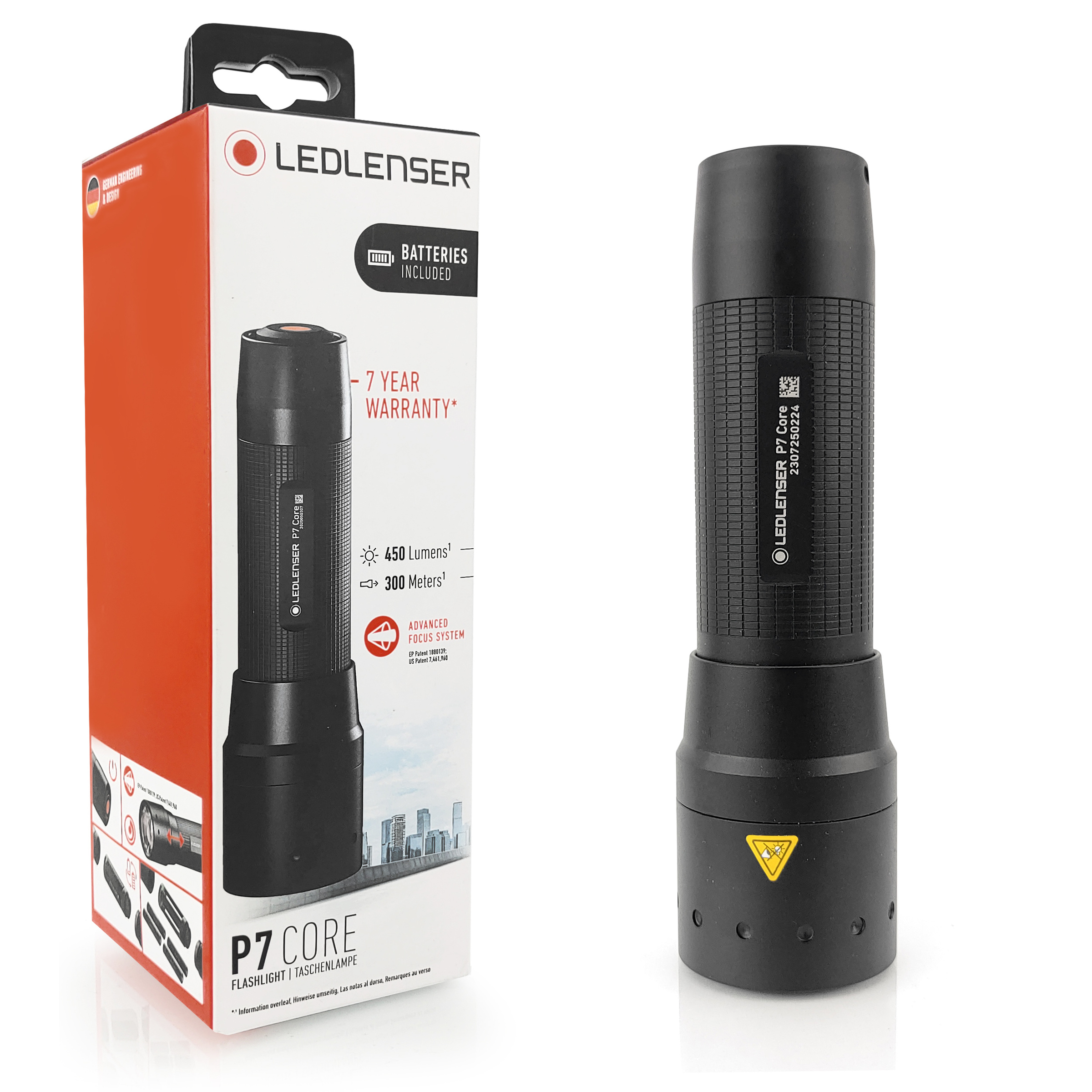 LEDLENSER P7R CORE 1400ルーメン Ledlenser P7R Core ｜ハンドライト｜レッドレンザー公式通販