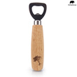 Otwieracz do butelek z drewnianą rączką - GŁOWA BYKA