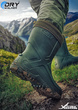 Myśliwskie kalosze DRY WALKER Xtrack Short - zielone