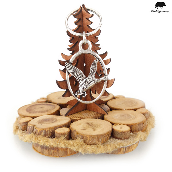 Brelok do kluczy z myśliwskim motywem - KACZKA