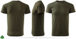 Zestaw bawełnianych koszulek gładkich MILITARY - 3 PAK