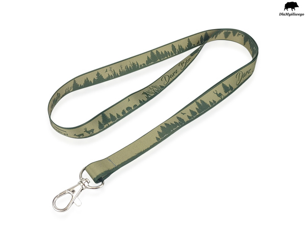 DARZ BÓR – smycz myśliwska z karabińczykiem