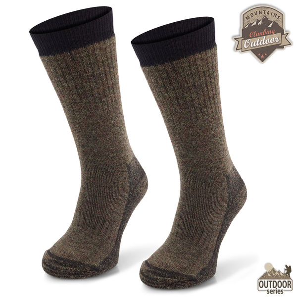 Myśliwskie skarpety wełniane 80% merino z Comodo TRE10