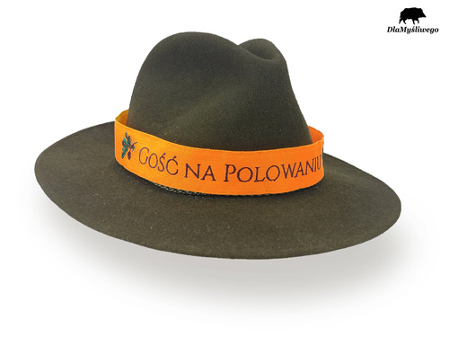GOŚĆ NA POLOWANIU – ostrzegawcza opaska z haftem