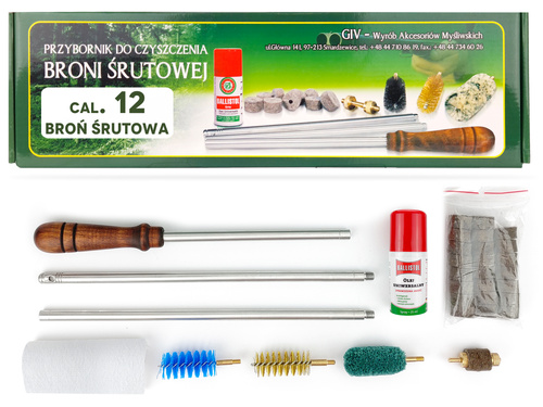 Zestaw do czyszczenia broni śrutowej kal: 12