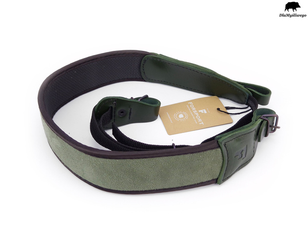 Pas do broni myśliwskiej z ładownicą – zielony