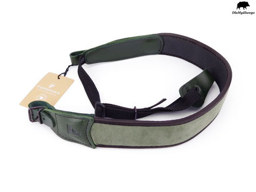 Pas do broni myśliwskiej z ładownicą – zielony