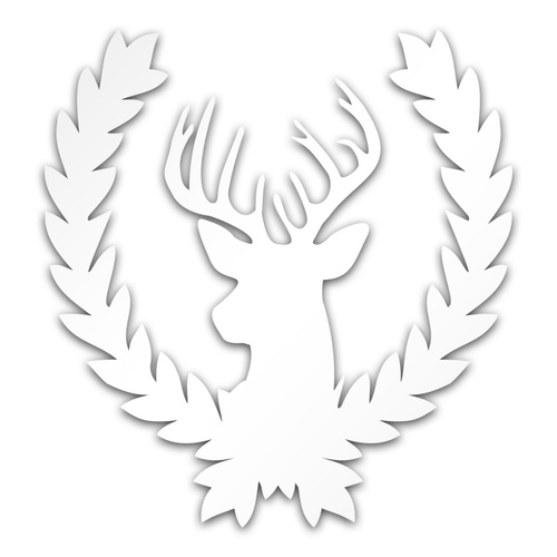 BYK WE WIEŃCU odblaskowa naklejka na auto srebrna