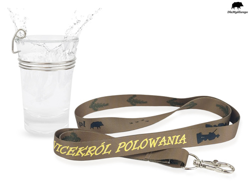 Kieliszek szklany + smycz Vicekról Polowania