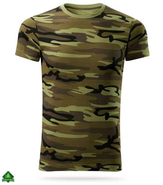 Zestaw 3 sztuk męskich koszulek militarnych T-shirt - jungle camo