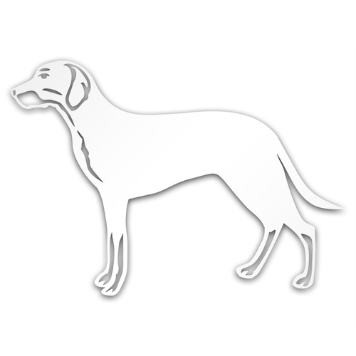 GOŃCZY POLSKI odblaskowa naklejka na auto srebrna