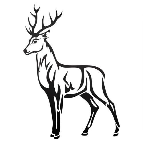 BYK 2 odblaskowa naklejka na auto czarna