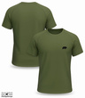 T-shirt termoaktywny khaki nadruk DZIK