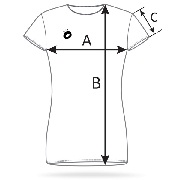 Damska bawełniana koszulka T-shirt z własnym nadrukiem - kolor granatowy