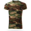 Męska koszulka militarna T-shirt - woodland camo