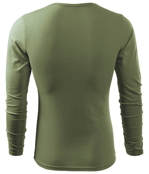 Longsleeve khaki - NIE MAM CZASU JADĘ DO LASU