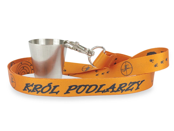 KRÓL PUDLARZY – kieliszek metalowy na smyczy