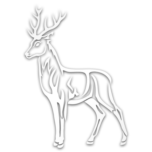 BYK 2 odblaskowa naklejka na auto srebrna