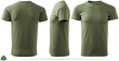 Bawełniana wojskowa koszulka T-shirt MON / WOT - kolor khaki