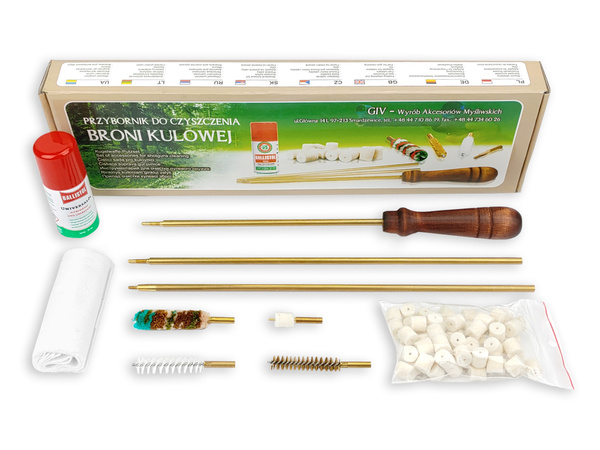 Zestaw do czyszczenia broni kulowej kal: 9,3