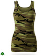Damski top militarny - jungle camo