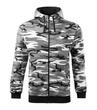 Myśliwska bluza z kapturem – szara camo