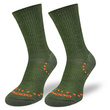 Skarpety outdoorowe STAL khaki – merino, alpaca