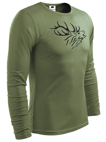 Longsleeve khaki - BYK NA RYKOWISKU