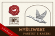 Naklejka na słoik - PASZTET Z KACZKI