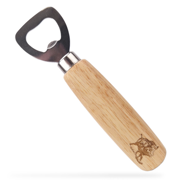 Otwieracz do butelek z drewnianą rączką - DZIK