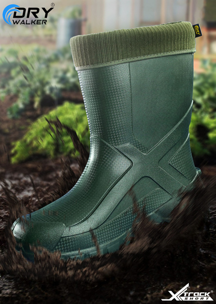 Myśliwskie kalosze DRY WALKER Xtrack Short - zielone