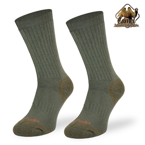 Skarpety wełniane COMODO STWC – merino, camel