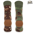 Zestaw 2 par skarpetek myśliwskich w pudełku prezentowym DZIKI
