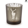 Ozdobny świecznik do tea lightów z myśliwskim wzorem BYKA