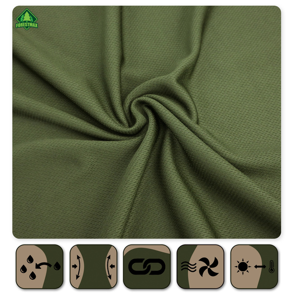 Zestaw 3 sztuk termoaktywnych koszulek męskich kolor khaki