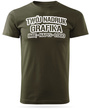 Koszulka T-shirt z własnym nadrukiem - zieleń wojskowa