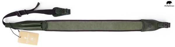 Pas do broni myśliwskiej z ładownicą – zielony