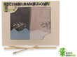 Zestaw myśliwskich ręczników z haftem – brązowy 140x70 + beżowy 100x50