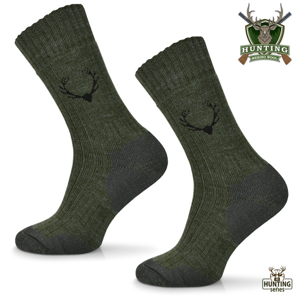 Zestaw skarpet myśliwskich 40% merino Comodo SMW5 / 2 PAK