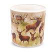 Ozdobna świeca 10cm z myśliwskim motywem JELENIE