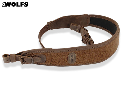 Pas do broni myśliwskiej skórzany - CHAMOIS